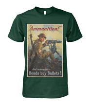 Load image into Gallery viewer, Ammunition Vintage War Poster Tee