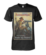 Load image into Gallery viewer, Ammunition Vintage War Poster Tee