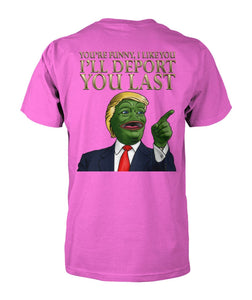 Black Rifle Company - Pepe Trump Shirt (Image on Back)