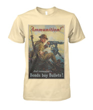 Load image into Gallery viewer, Ammunition Vintage War Poster Tee
