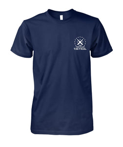 Americans - Willing to Cross A Frozen River to Kill You(Image On Back)- Delaware- Short Sleeve