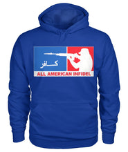 Load image into Gallery viewer, All American Infidel Hoodie
