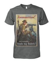 Load image into Gallery viewer, Ammunition Vintage War Poster Tee
