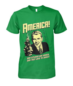 American - Armed and Love to Shoot