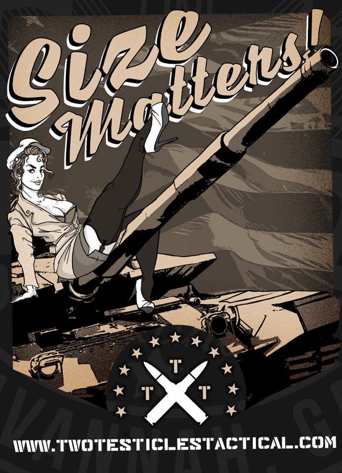 Two Testicles Tactical Short Sleeve Shirt - Size Matters - Men